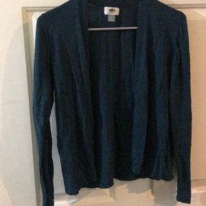 Blue/green cardigan from Old Navy
